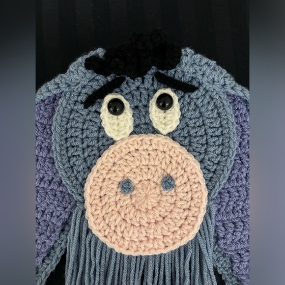Eeyore from Winnie the Pooh Handmade Crochet Dreamcatcher Wall Hanging. Disney - Picture 1 of 2